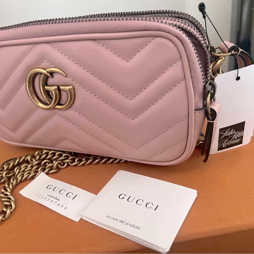 gucci marmont triple zipper bag